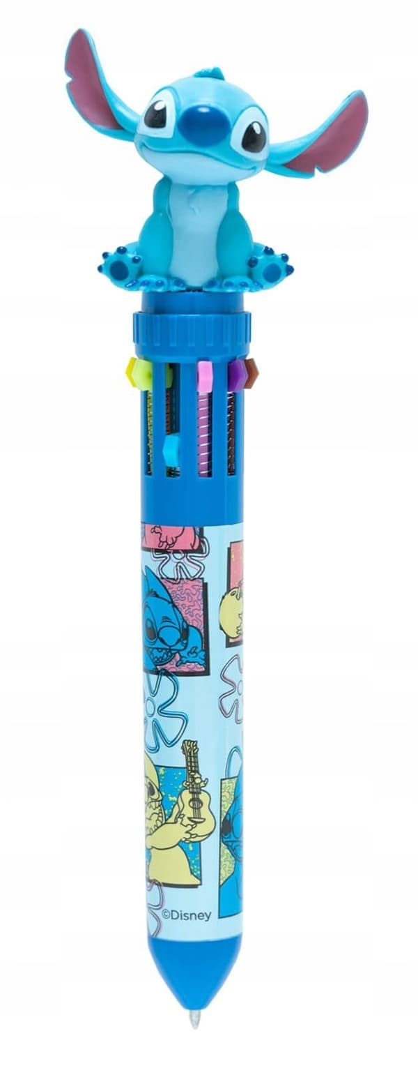 Stitch Disney Erik 10-farvet blisterfigur pen