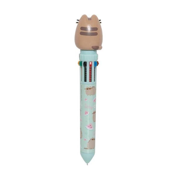 Penna med figurin 10-färgs blister Pusheen Erik