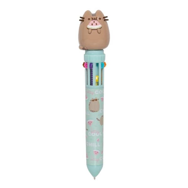 Penna med figurin 10-färgs blister Pusheen Erik
