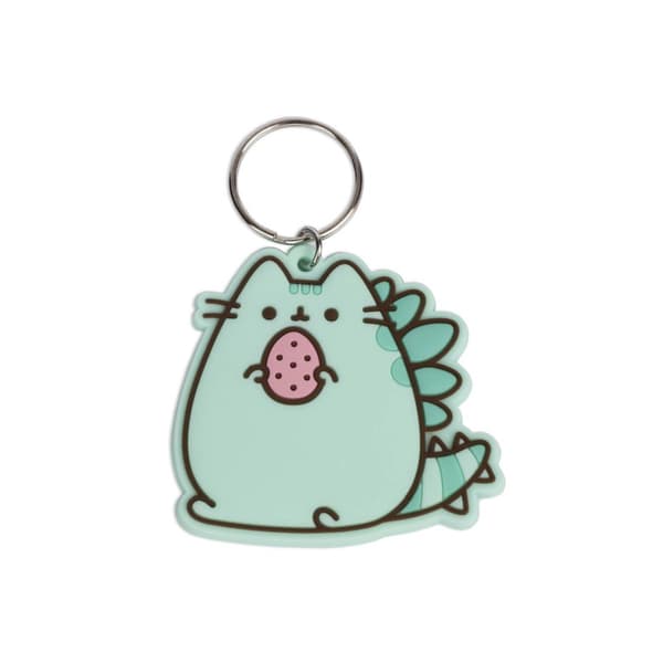 Pushennosaurus Pusheen Pyramid Mint Gummi nøglering