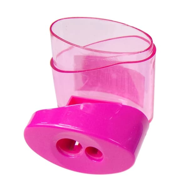 Dobbelt spidser med beholder Pink 12 stk BOX Shan