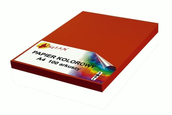 Värillinen paperi A4 120g intensiivinen punainen v2 100 arkkia