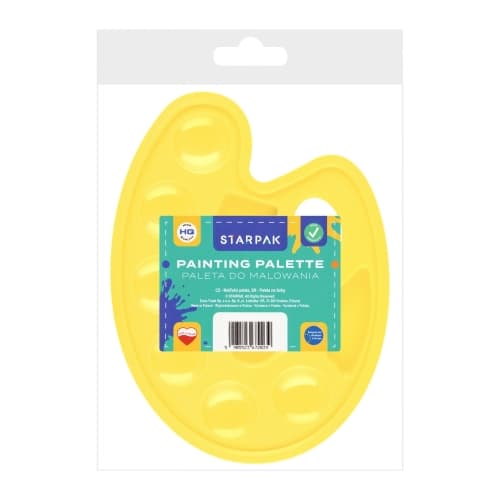 Oval pastellgul färgpalett STARPAK 540852