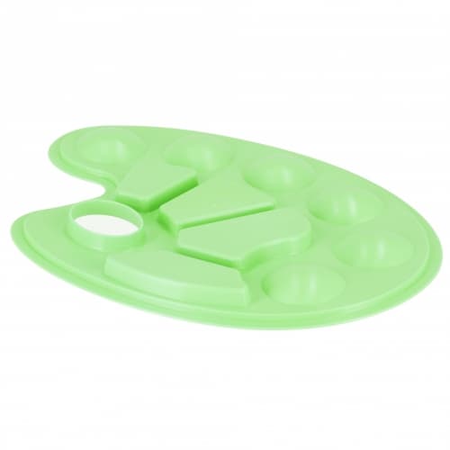 Oval pastellgrön färgpalett STARPAK 540851