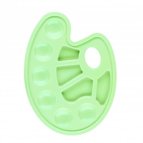 Oval pastelgrøn farvepalet STARPAK 540851
