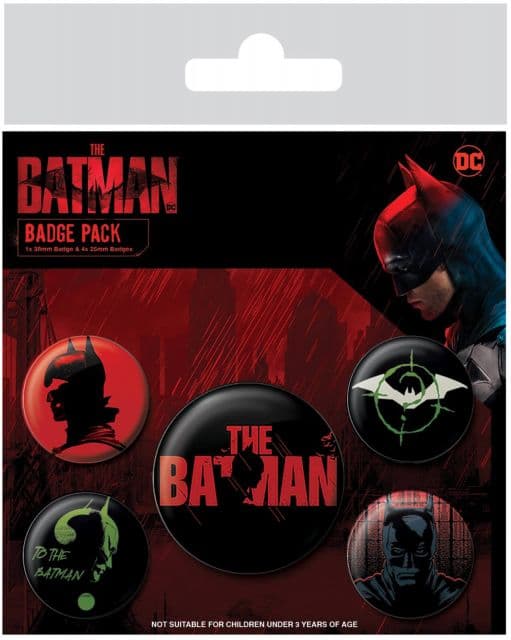 Batman Pyramid Pin Set 5 kpl