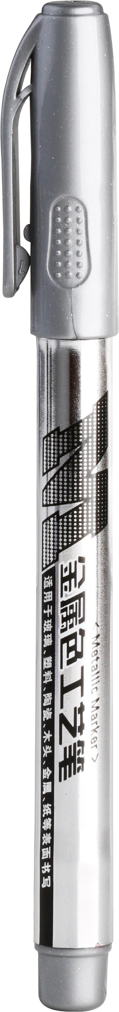 Metallisk markør 1-4mm sølv M&G