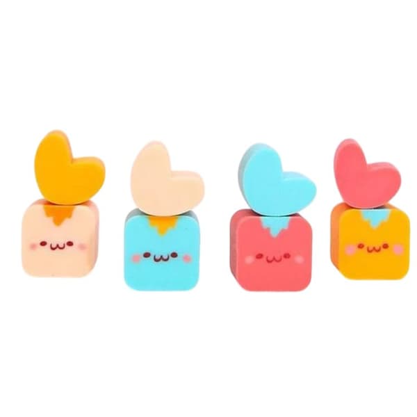 Glad penna suddgummi i fodral 3 st Tochain