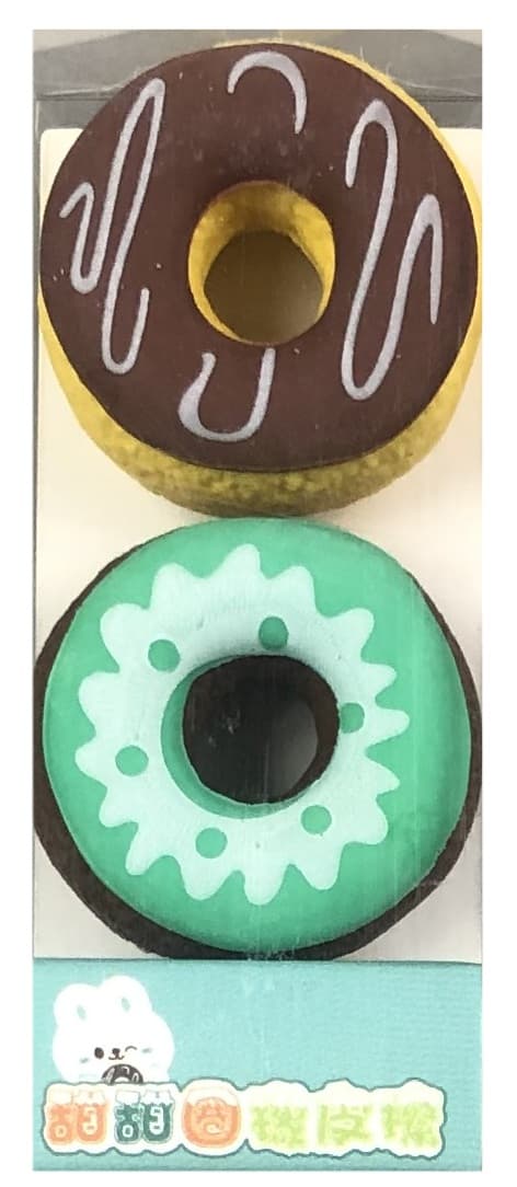 Donut penna suddgummi paket med 2 Tochain