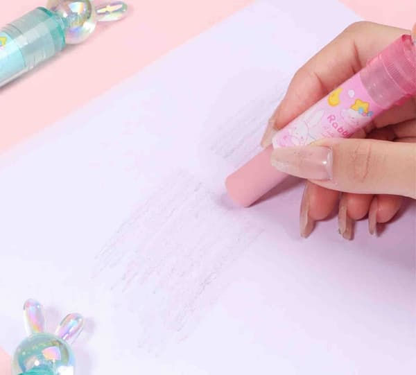 Crystal Rabbit Tochain Pencil Eraser