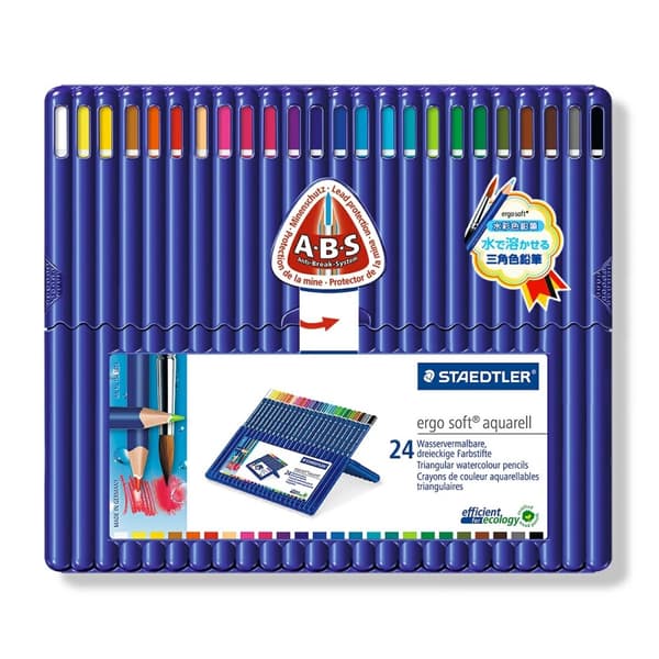 Akvarellikynät 24 väriä Ergosoft Staedtler