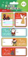 Pikkukuva 2 / 2: Xmas EFFECT -tarrat - Merry Xmas Tag Happy Color