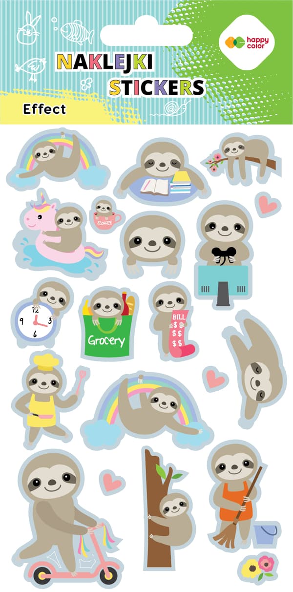 EFFECT Stickers - Glade farve dovendyr
