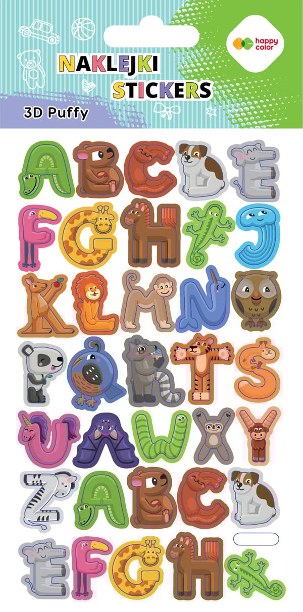 Puffy Tarrat - Letters Letters Happy Color