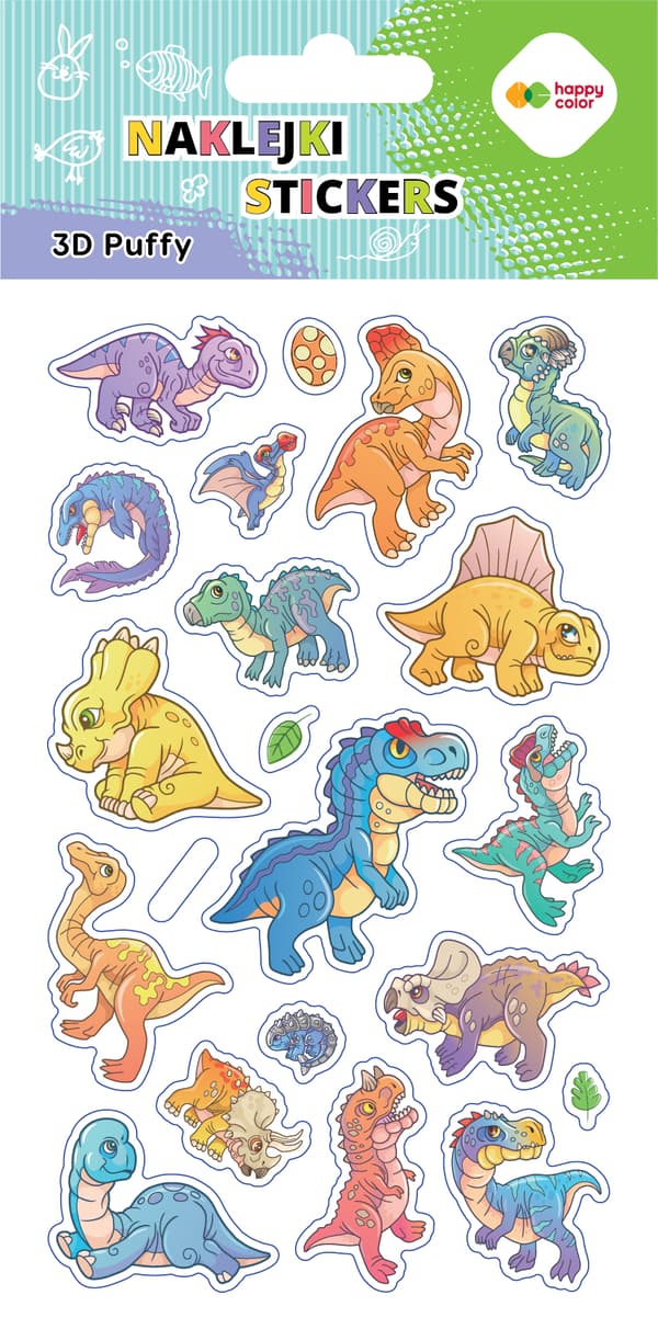 Puffy Tarrat - Dino Happy Color