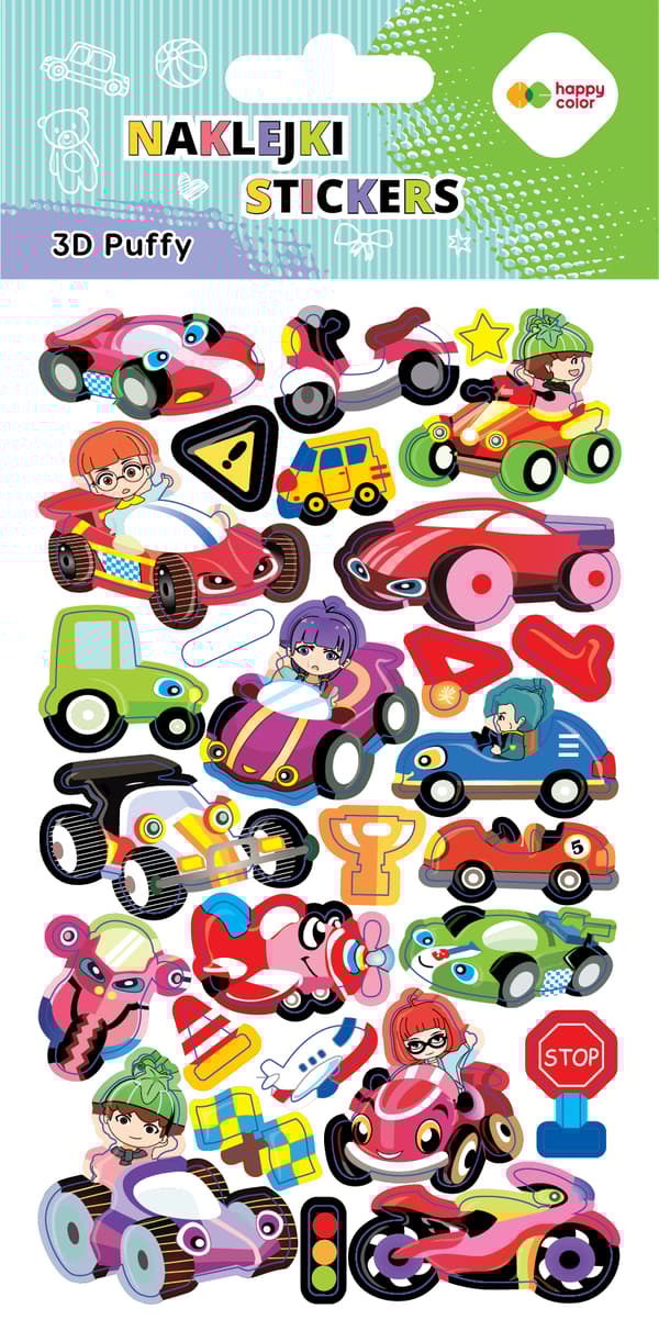 Puffy Tarrat - Vehicles Happy Color