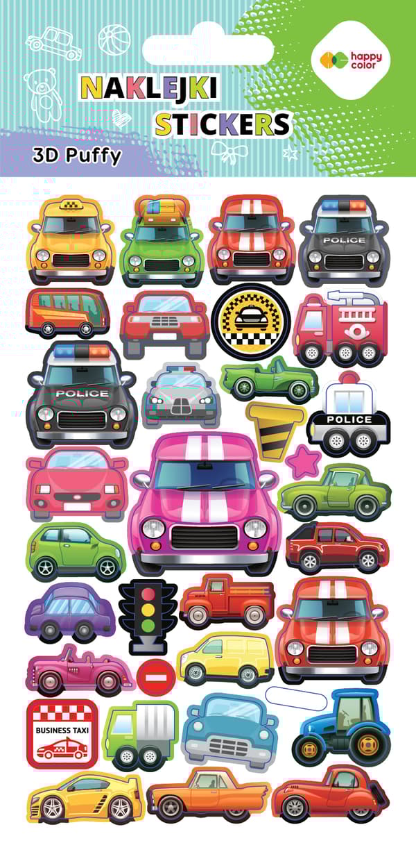 Puffy tarrat - Cars Happy Color