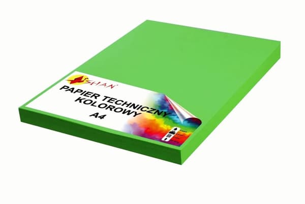 Tekninen paperi A4 220g vihreitä herneitä v3 50 arkkia