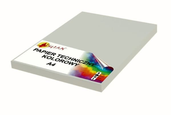 Teknisk papir A4 160g grå v2 50 ark