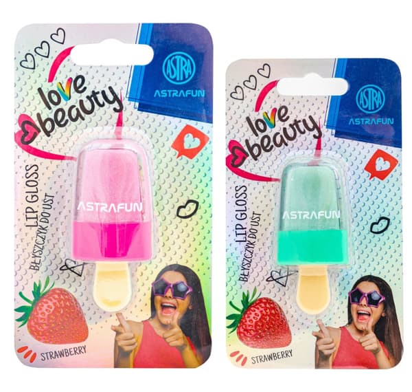 Lipgloss Læbepomade AstraFun Ice Cream stick Is på pind Astra