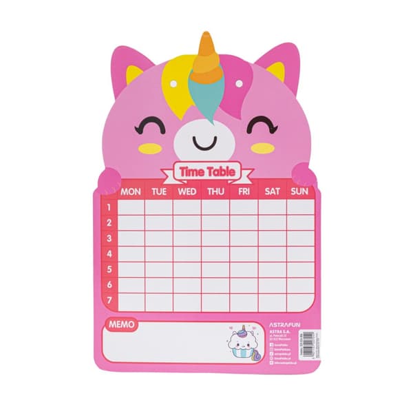 AstraFun dry erase board med tusch
