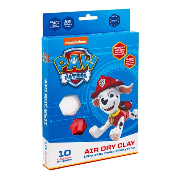 Ultralätt Plasticine Paw Patrol Marshall 10 färger Astra