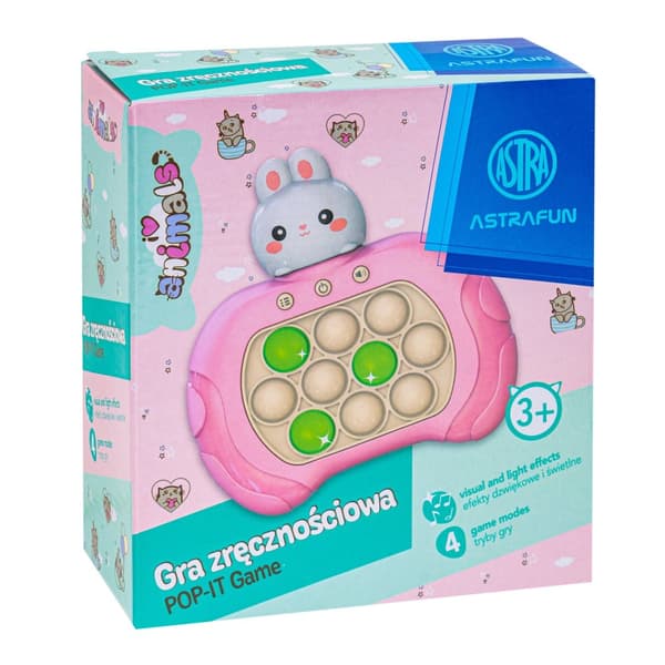POP-IT Animals Bunny Arcade Game AstraFun