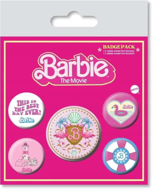 Barbie Pyramid Pin Set om 5