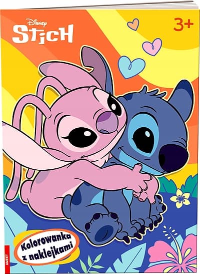Stitch mærkat malebog