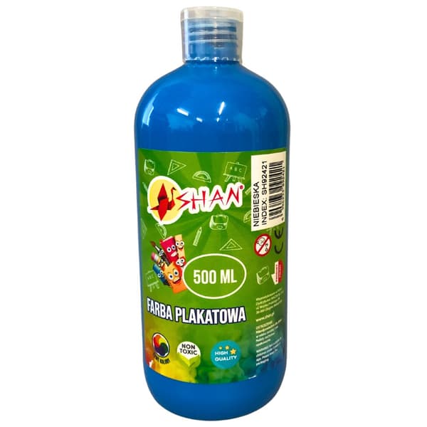 Plakat maling blå 500 ml Shan