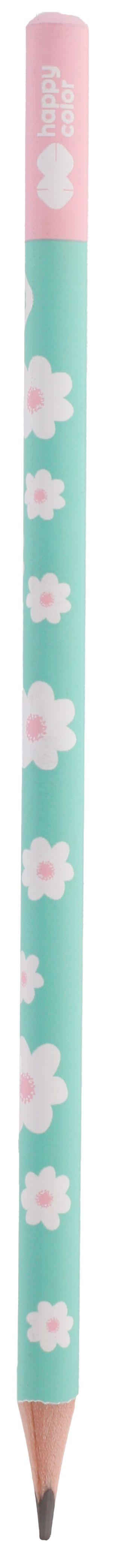 Triangulär penna 2B Pearl Flower Happy Color