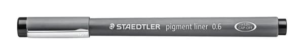 Pigment Liner 0,6mm sort Staedtler