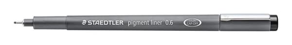Pigment Liner 0,6mm sort Staedtler