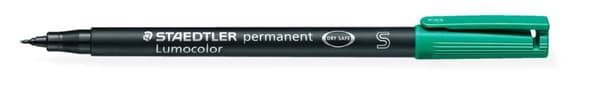 Permanent Folie Marker S Grön Lumocolor Staedtler