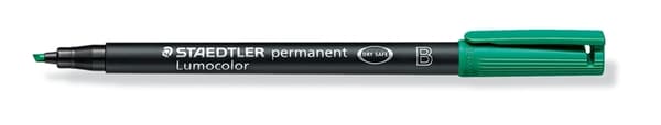 Permanent Foliemarkör B Grön Lumocolor Staedtler