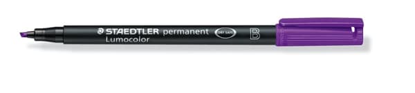 Permanent Folie Marker B Lilla Lumocolor Staedtler