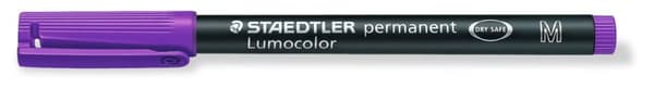 Permanent Folie Marker M Lilla Lumocolor Staedtler