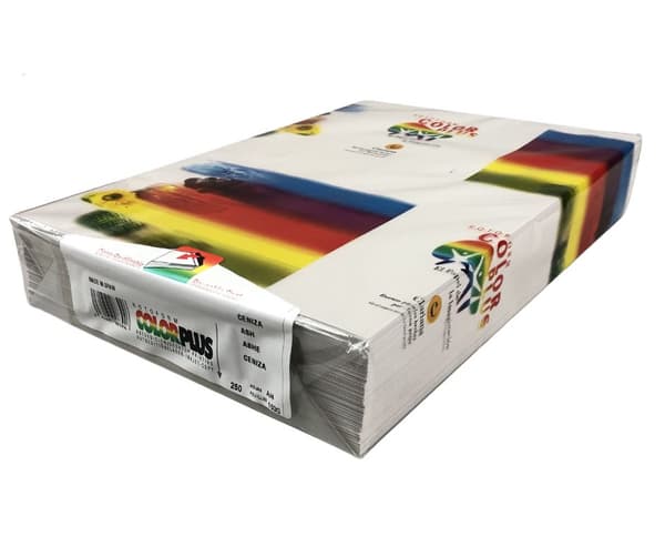 Tekniskt papper 160g A4 250 ark grå Color Plus
