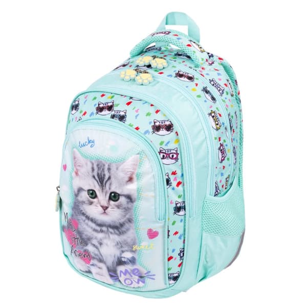 Reppu 4-osastoinen BPL58 My Little Friend MINT KITTY Majewski