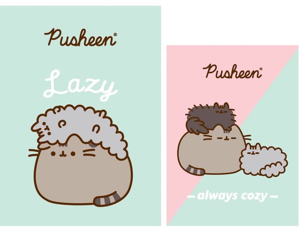 Notebook A4 32k gitter Pusheen Majewski