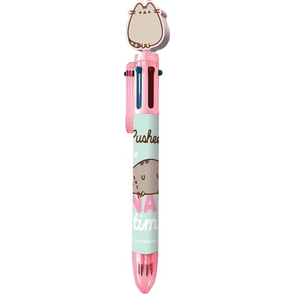 Pusheen Majewski 6-farvet automatisk kuglepen