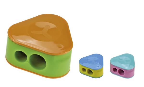 Skærper mix plast dobbelt med Fun&Joy beholder