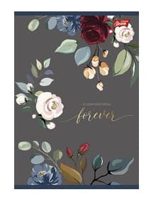 Notebook lamineret omslag A5, 60 ark, ROMANTIC Collection line