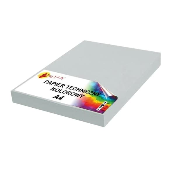 Teknisk papir A4 240g grå v3 50 ark