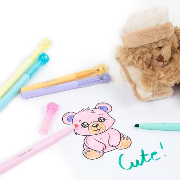 Cremet tusch Bamse 6 farver Kidea