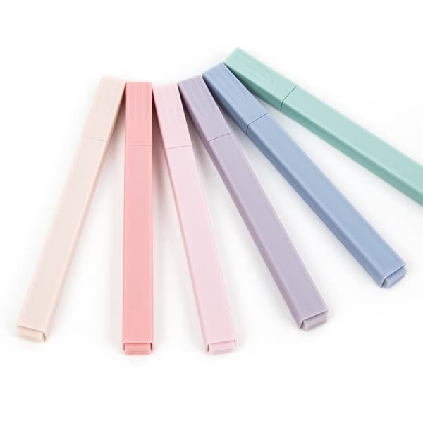 Kidea Cream Geometric Highlighters 6 stk.