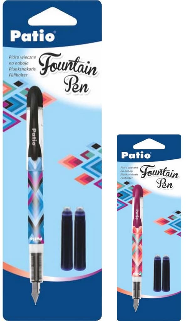 Patio reservoarpenna + 2 patroner mix