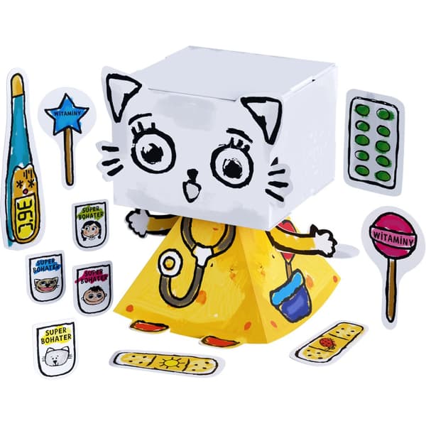 Målarbok Kitty Cat hos läkaren Monumi