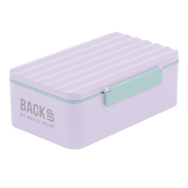 Purppura ja vaaleanvihreä lounasrasia C39 Backup