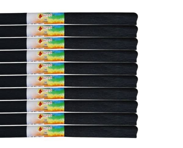 Rypytetty pehmopaperi 50x200 Shan Black 30-10 kpl